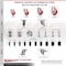 Service Caster 5 Inch 316SS Red Poly Swivel 1-3/4 Inch Expanding Stem Caster Lock Brake SCC SCC-SS316TTLEX20S514-PPUB-RED-134 - alternate 4